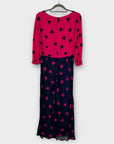 Love & Roses Heart Print Dress - 12/14