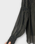 ME + EM Polka Dot Oversized Swing Blouse - 10/12