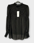 ME + EM Polka Dot Oversized Swing Blouse - 10/12