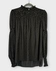 ME + EM Polka Dot Oversized Swing Blouse - 10/12