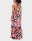 ME + EM Vibrant Paisley Print Halterneck Maxi Dress - 14