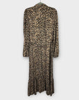 M&S Animal Print Midi Dress - 12