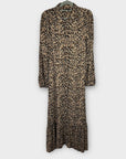 M&S Animal Print Midi Dress - 12
