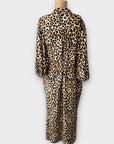 M&S Animal Print Midi Shirt Dress - 18