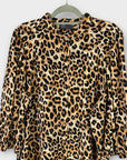 M&S Animal Print Midi Shirt Dress - 18