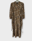 M&S Animal Print Midi Shirt Dress - 18