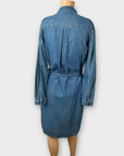 M&S Denim Shirt Dress - 10