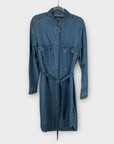 M&S Denim Shirt Dress - 10