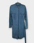 M&S Denim Shirt Dress - 10