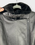 M&S Faux Fur Aviator Jacket - 10