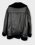 M&S Faux Fur Aviator Jacket - 10