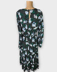 M&S Floral Midi Dress - 10