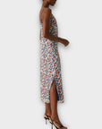 M&S Printed Sequin Midi Slip Dress - 12