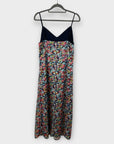 M&S Printed Sequin Midi Slip Dress - 12