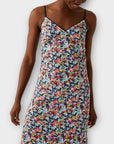 M&S Printed Sequin Midi Slip Dress - 12
