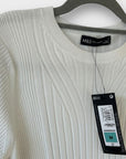 M&S Ribbed Knit Top - 10 (M)