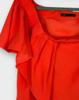 M&S Ruffle Bardot Top - 18