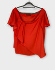 M&S Ruffle Bardot Top - 18