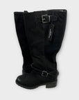 M&S Suede Knee High Boots - 5/38 (Wide Fit)