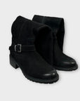 M&S Suede Knee High Boots - 5/38 (Wide Fit)