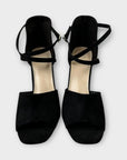M&S Suede Strappy Heeled Sandals - 6.5/39.5