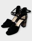 M&S Suede Strappy Heeled Sandals - 6.5/39.5