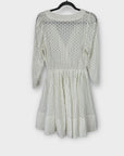 Maje Broderie Mini Dress - 10/12