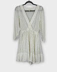 Maje Broderie Mini Dress - 10/12