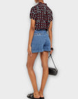 Maje Illusion Denim Shorts - 8/10