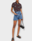 Maje Illusion Denim Shorts - 8/10