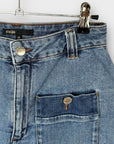 Maje Illusion Denim Shorts - 8/10