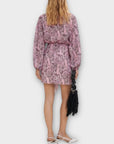 Maje Paisley Print Asymmetrical Dress - 10
