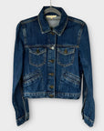 Maje Viva Cropped Denim Jacket - 8