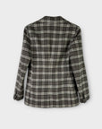 Maje Wool Blend Check Blazer - 8/10