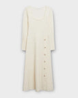 Mango Button Knit Midi Dress - 10 (M)