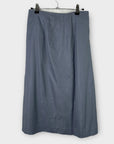 Mango Linen Blend Midi Skirt - XS