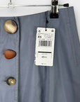 Mango Linen Blend Midi Skirt - XS