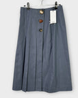 Mango Linen Blend Midi Skirt - XS