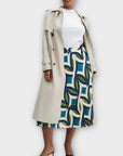 Mango Pleated Midi Skirt - M