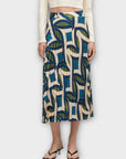 Mango Pleated Midi Skirt - M