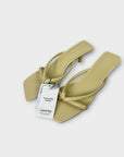 Mango Structured Leather Sandals - 7/40