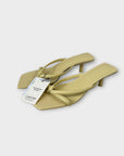 Mango Structured Leather Sandals - 7/40
