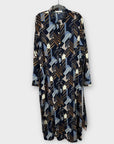 Marc Angelo Geometric Print Shirt Dress - 12