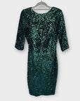 Marc Angelo Sequin U Back Dress - 8