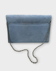 Marian Suede Clutch Bag