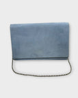 Marian Suede Clutch Bag