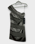Mascara One Shoulder Sequin Dress - 12