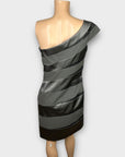Mascara One Shoulder Sequin Dress - 12