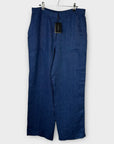 Massimo Dutti Denim Effect Linen Trousers - 14