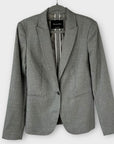Massimo Dutti Gingham Wool Blazer - 8